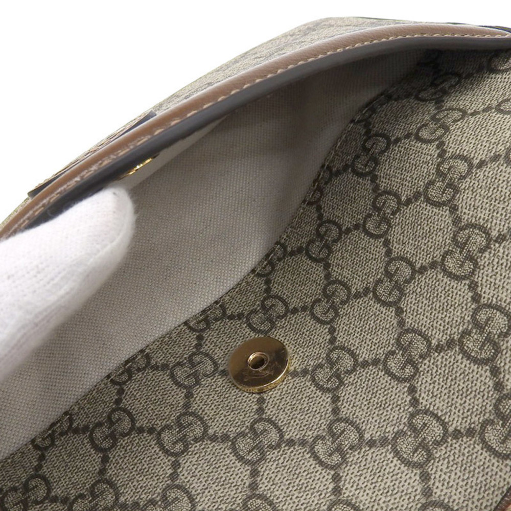 Gucci Shoulder Leather Brown Interlocking Bag - image 5